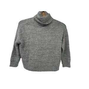 Show Me Your Mumu‎ Womens Small grey Eyelash Knit Fatima Turtleneck Sweater soft